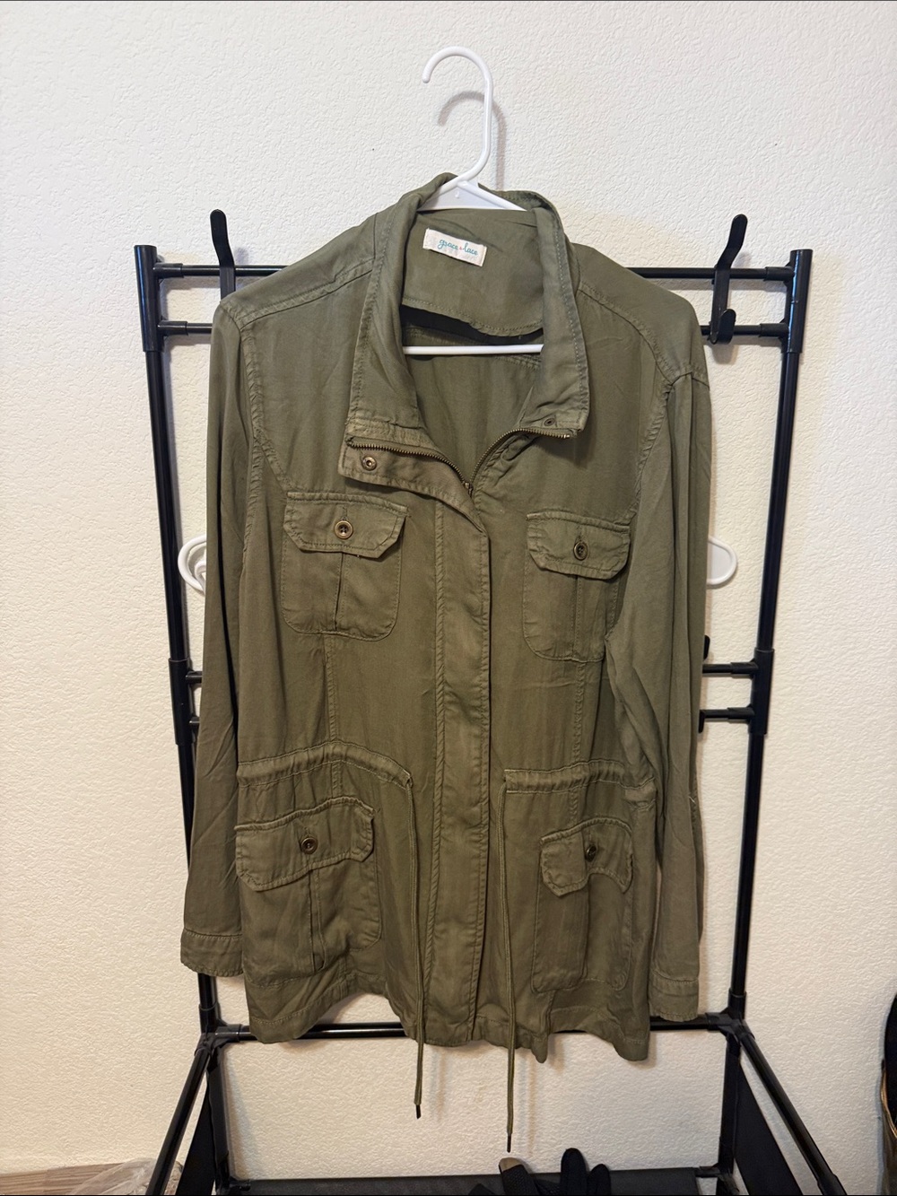 Olive Green Utility Lightweight Field / Utility Jacket
